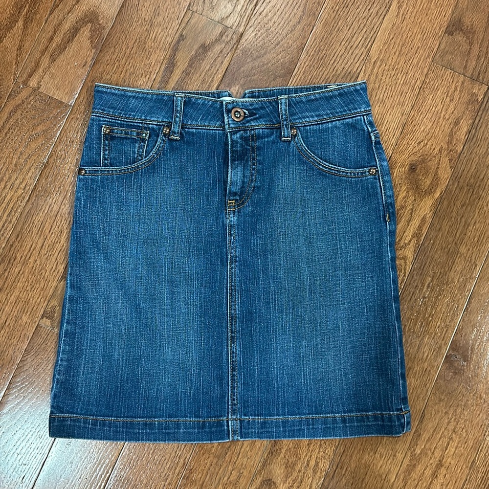 Gap stretch denim skirt